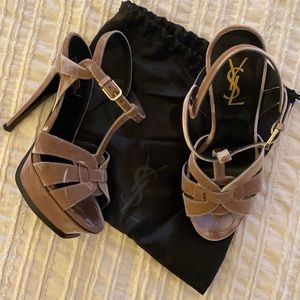 Saint Laurent Tribute Platform Sandals